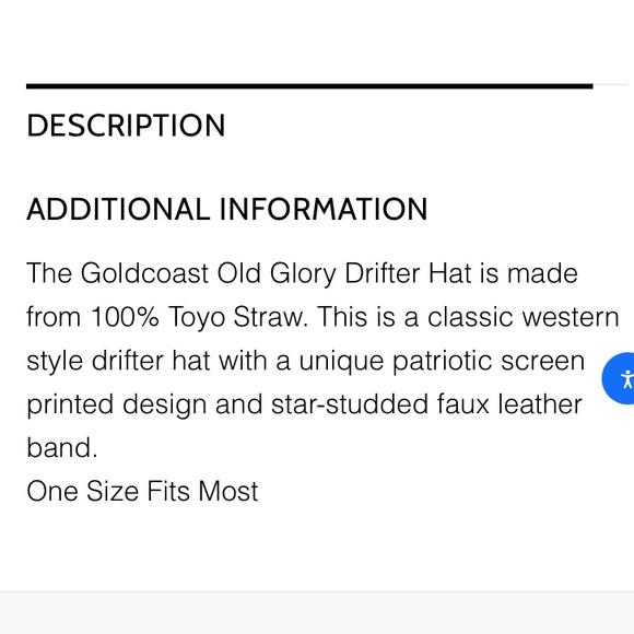 Gold Coast Sunwear Old Glory straw cowboy hat American flag hat Olympics July 4 - Picture 2 of 5